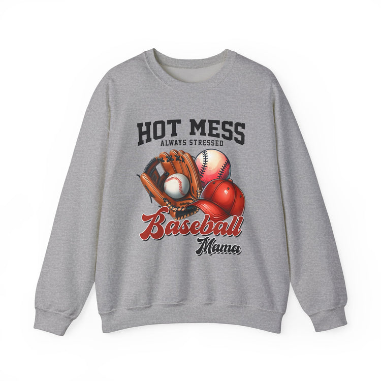 Baseball Mama Sweatshirt - Crewneck