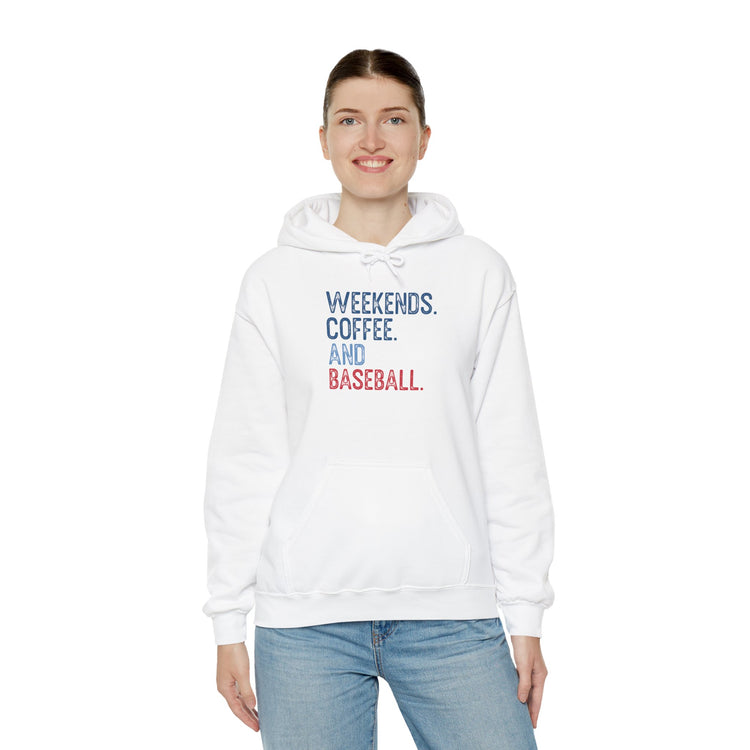 Weekends Coffee Baseball Hoodie