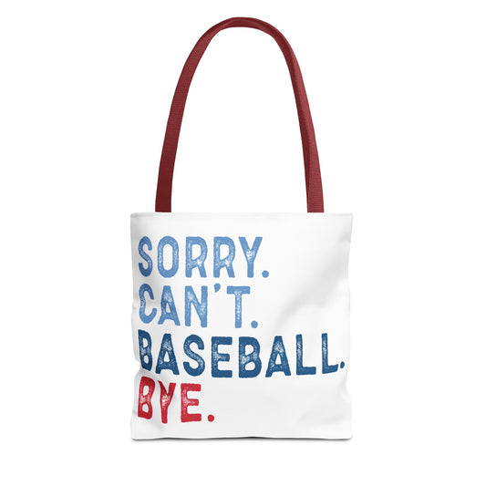 Baseball Tote Bag ,Sporty Shopper