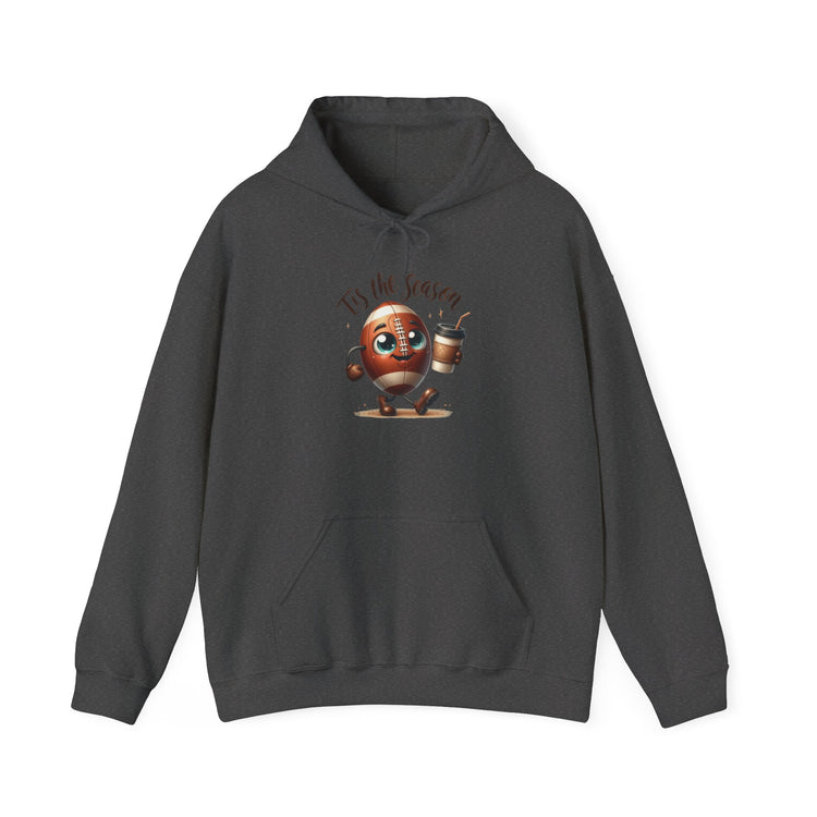 Tis the Season Cozy Football Hoodie