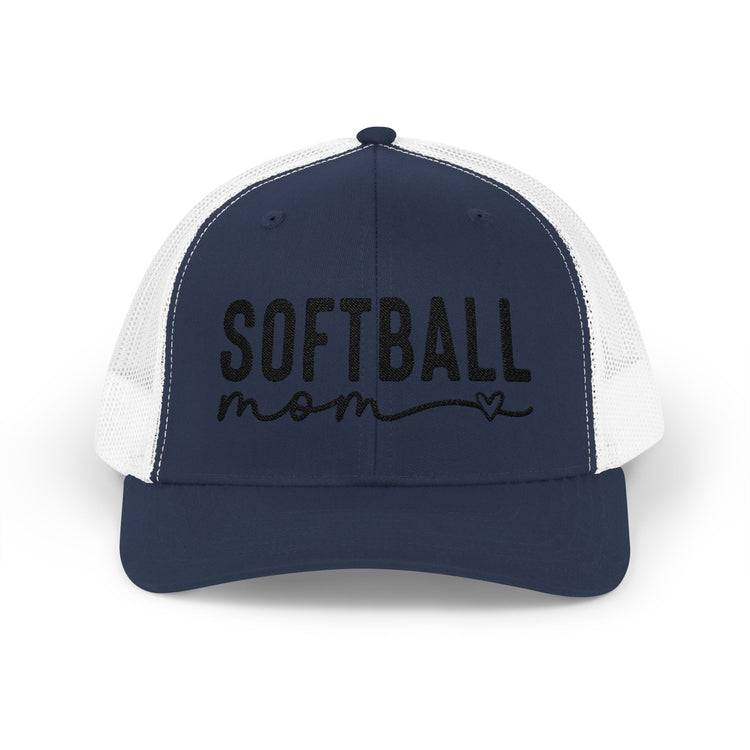 Softball Mom Snapback Trucker Cap