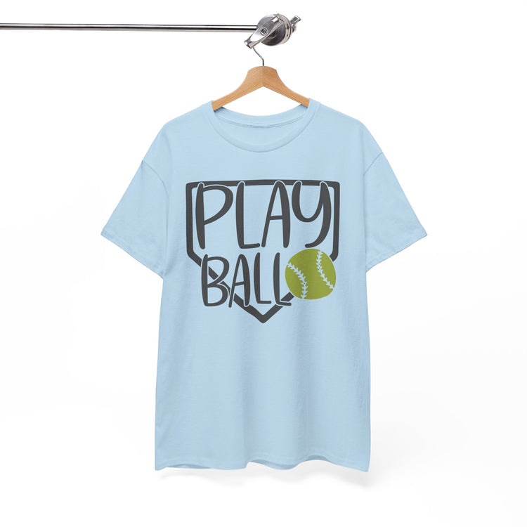 Play Ball Unisex Tee for Softball Lovers