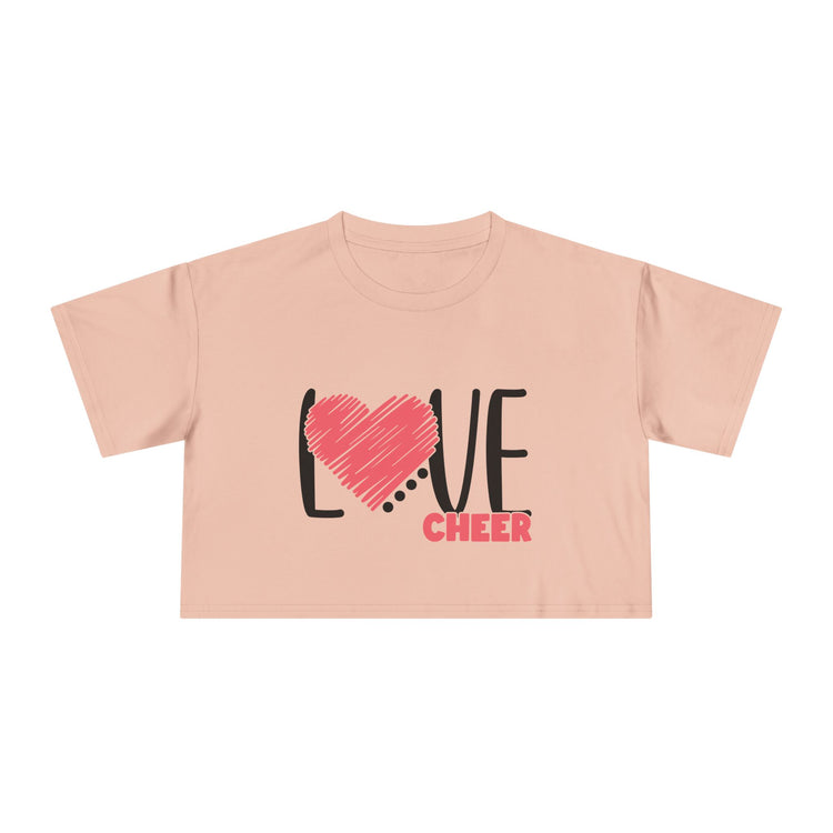 Heart Cheer Crop Tee