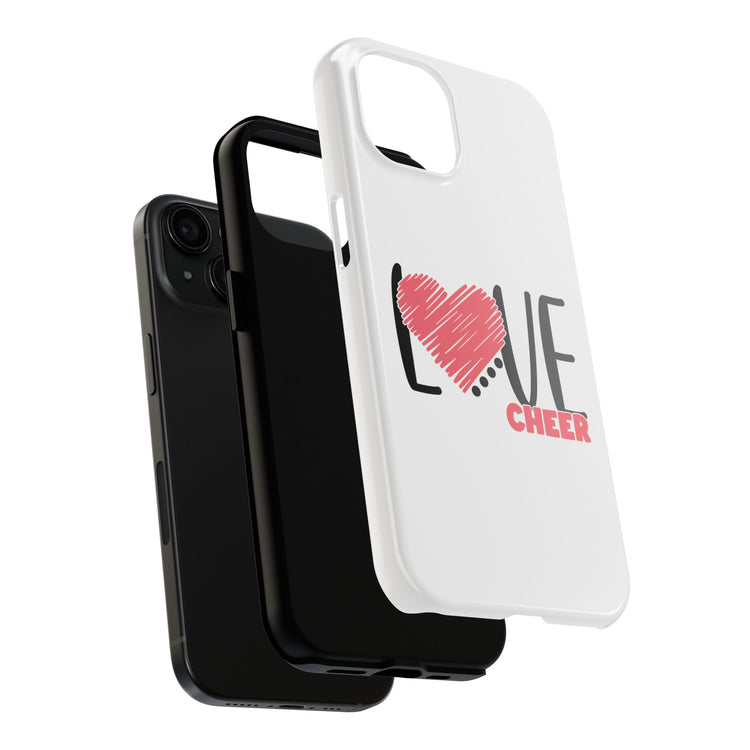 Tough Phone Case - Cheer Love Design for iPhone 14, 15 & 16