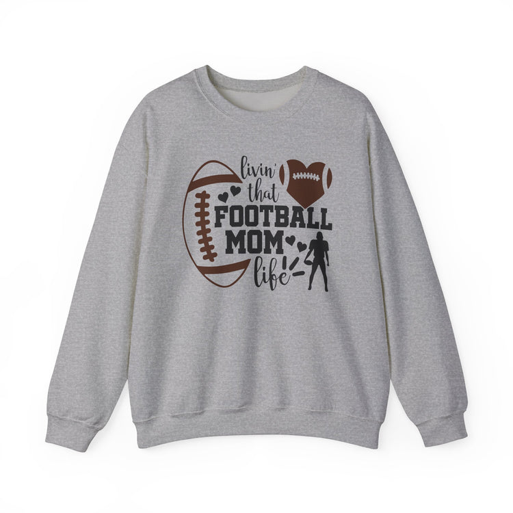 Football Mom Life Sweatshirt - Crewneck