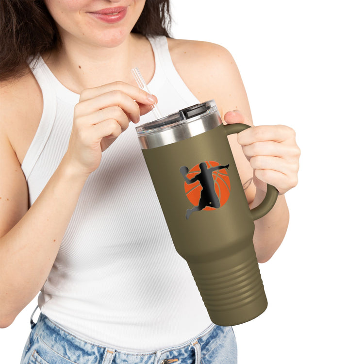 Basketball Insulated Travel Mug - 40oz