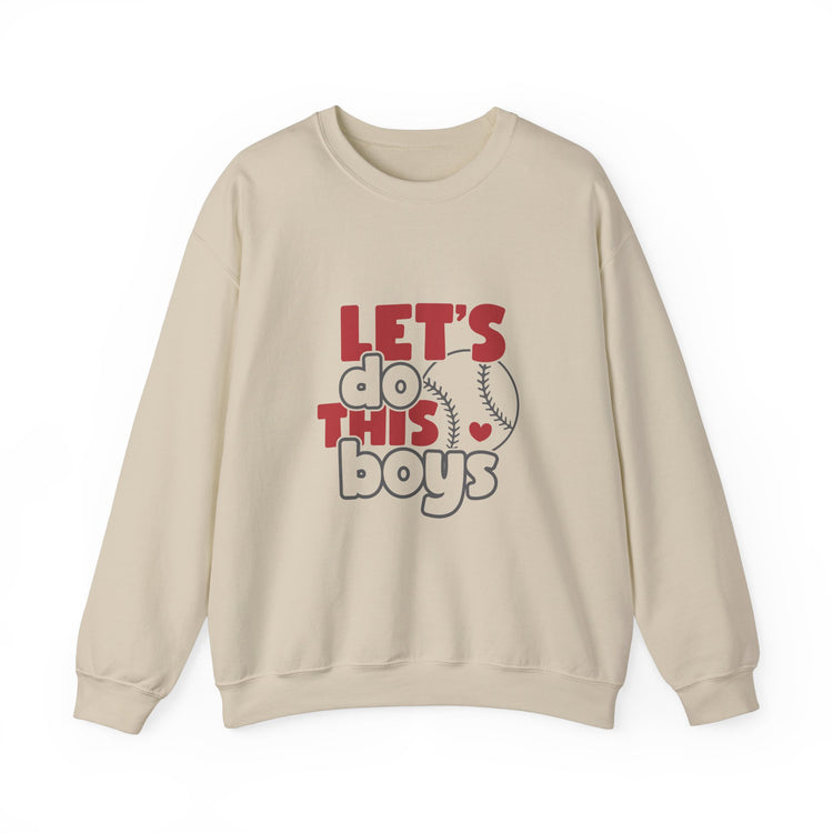 Let's Do This Boys Baseball Crewneck Sweatshirt