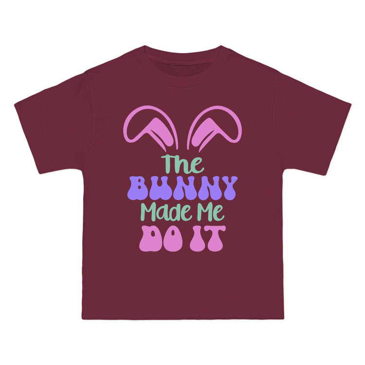 Short-Sleeve T-Shirt - The Bunny Made Me Do It - Fun Easter Tee