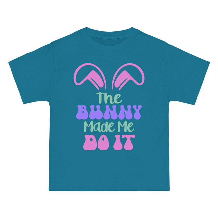 Short-Sleeve T-Shirt - The Bunny Made Me Do It - Fun Easter Tee