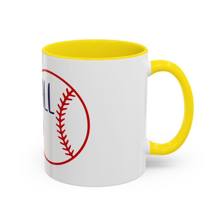 Baseball Dad Accent Coffee Mug