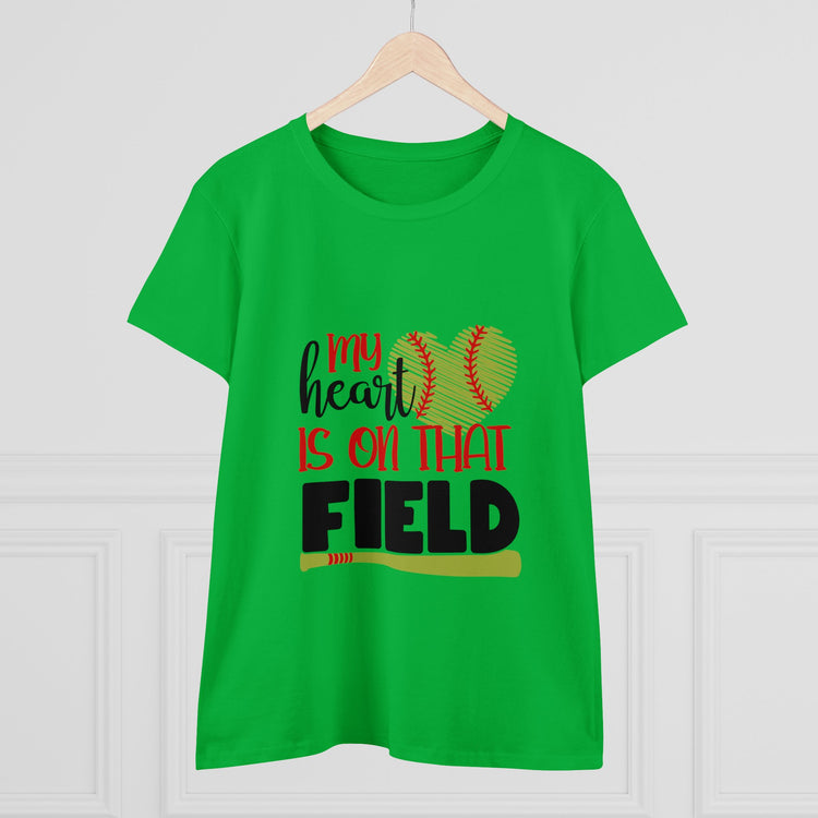 Softball Mom Tee - Women's Midweight Cotton