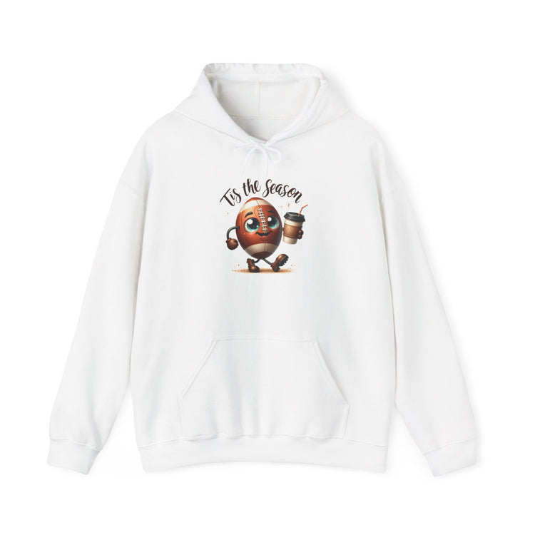 Tis the Season Cozy Football Hoodie