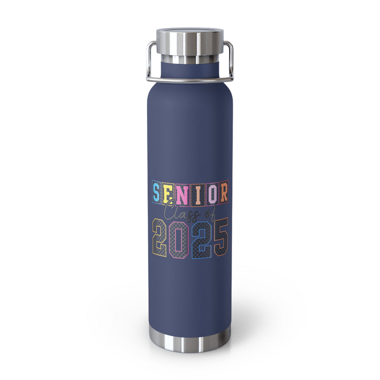 Senior Class of 2025 Insulated Water Bottle, Graduation Gift, Custom Drinkware