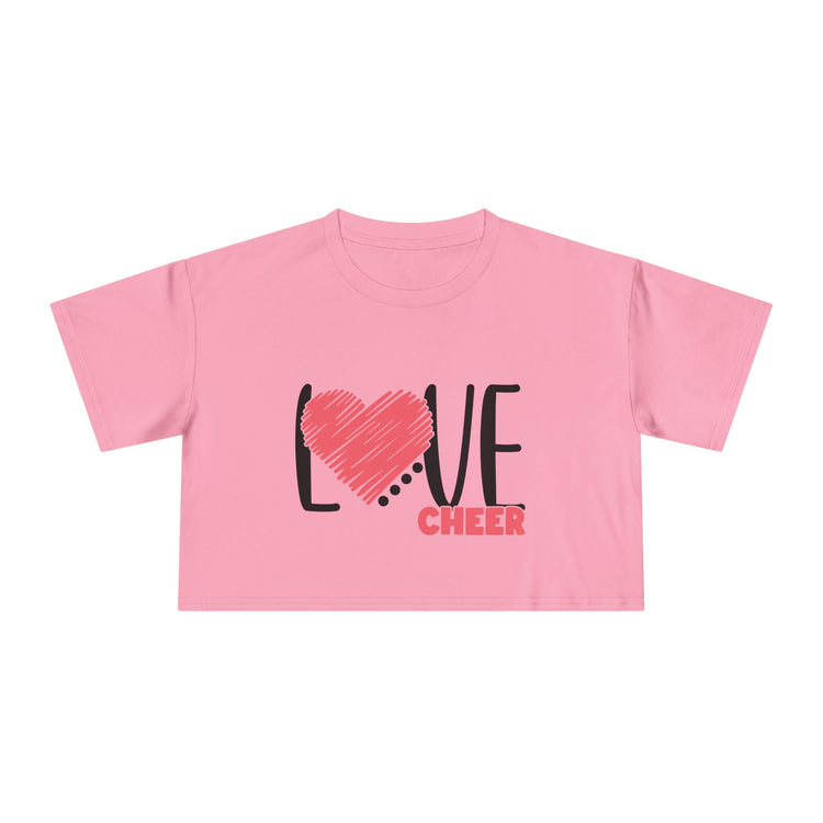 Heart Cheer Crop Tee