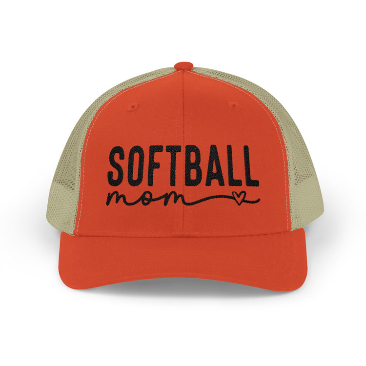 Softball Mom Snapback Trucker Cap