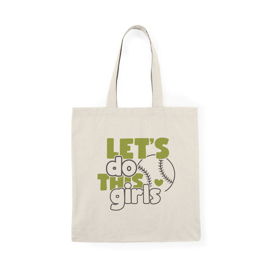 Motivational Softball Tote Bag