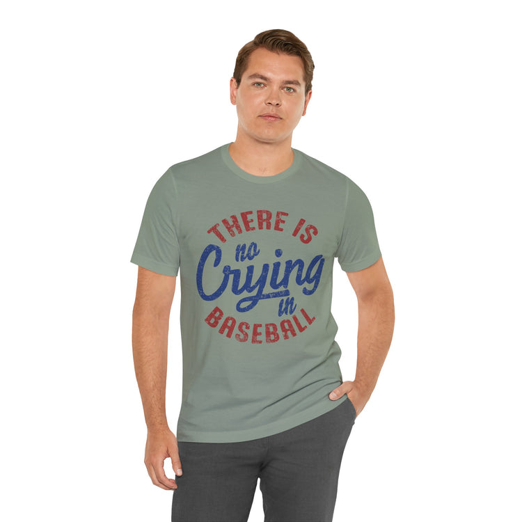 Baseball Tee - No Crying in Baseball Design