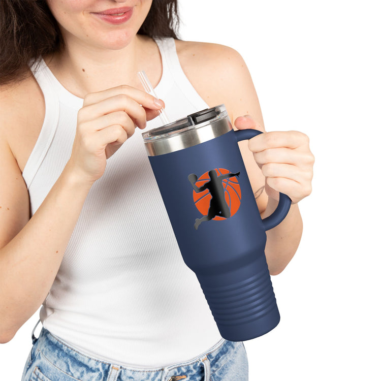 Basketball Insulated Travel Mug - 40oz