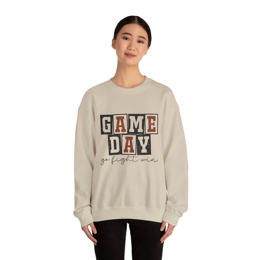 Game Day Football Crewneck Sweatshirt