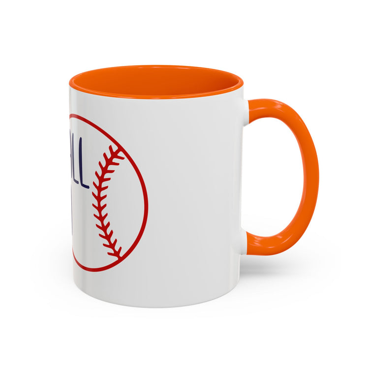 Baseball Mom Accent Coffee Mug