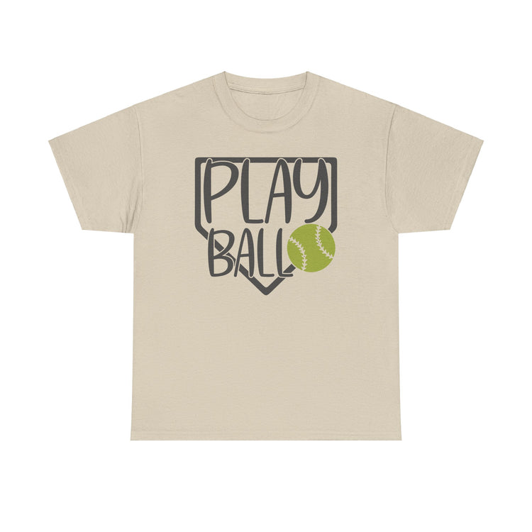 Play Ball Unisex Tee for Softball Lovers