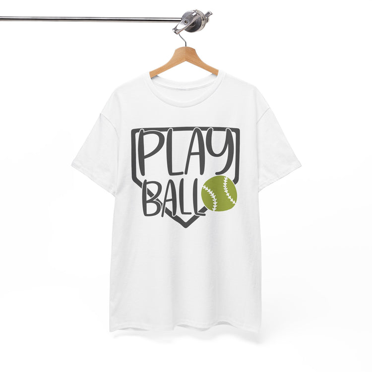 Play Ball Unisex Tee for Softball Lovers