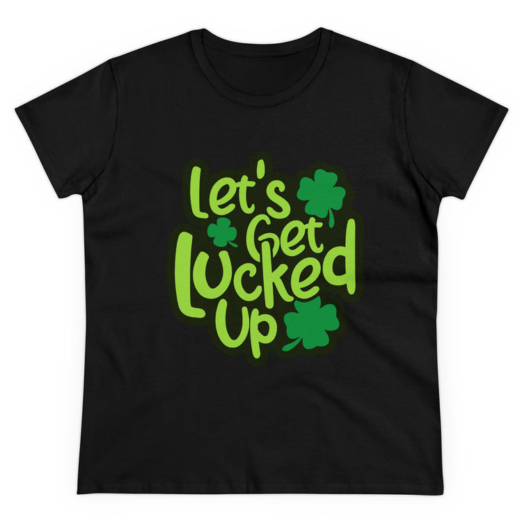 St Patrick's Day Lucky Tee, Women's T-Shirt, Fun Irish Shirt for Her, Shamrock Graphic Top