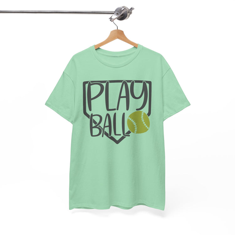 Play Ball Unisex Tee for Softball Lovers