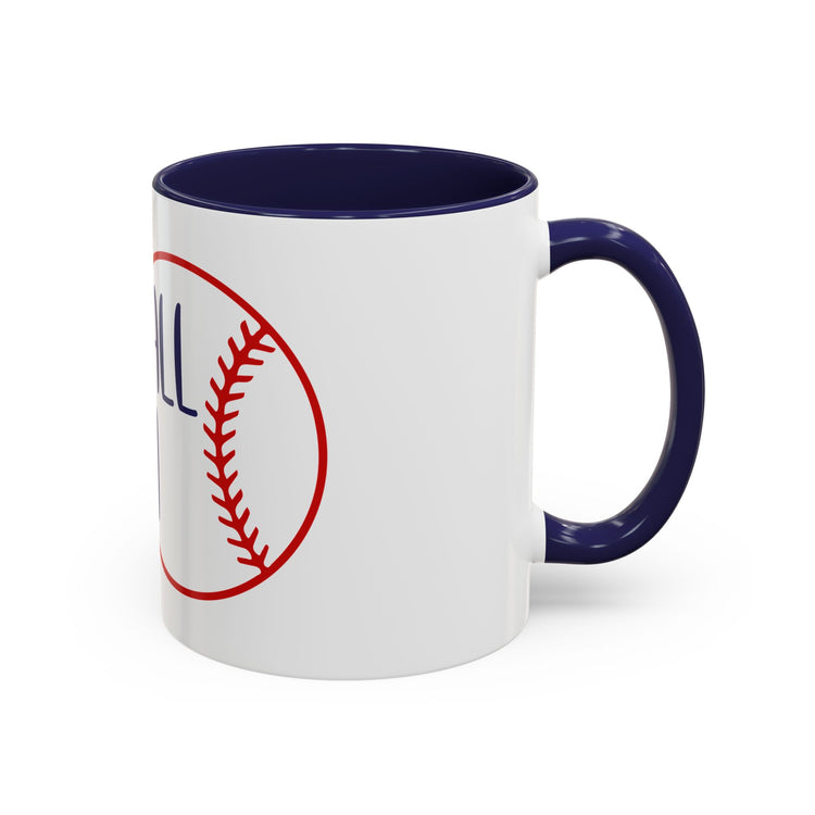 Baseball Mom Accent Coffee Mug