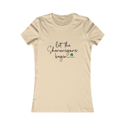 Shenanigans Tee, Women's St Patrick's Day Top