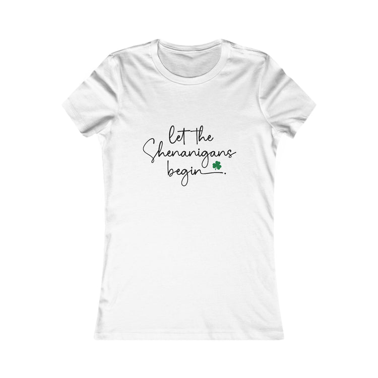 Shenanigans Tee, Women's St Patrick's Day Top