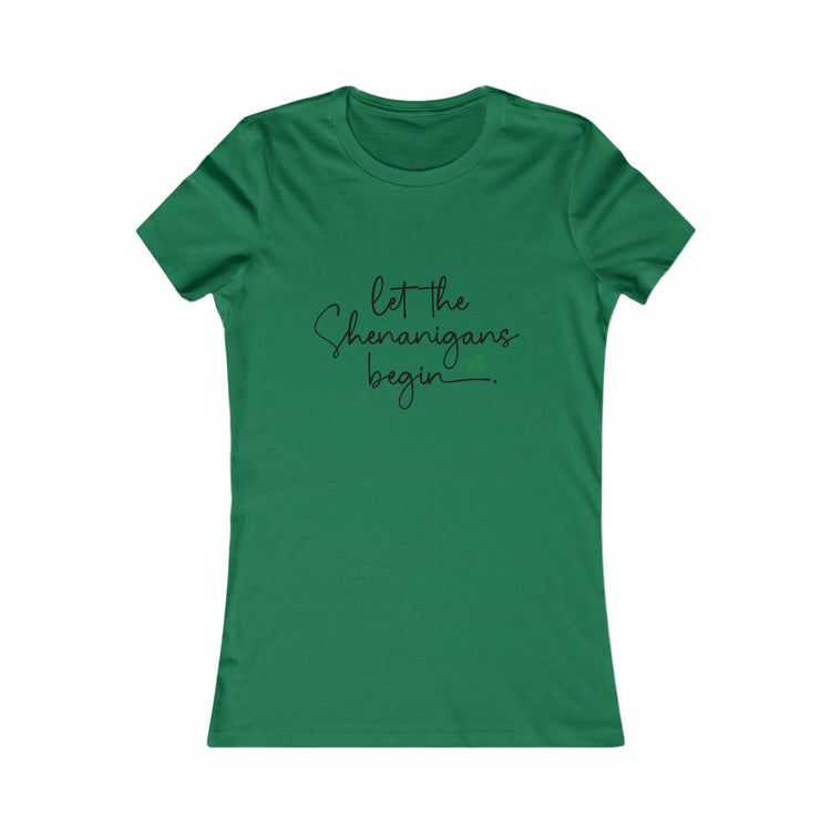 Shenanigans Tee, Women's St Patrick's Day Top