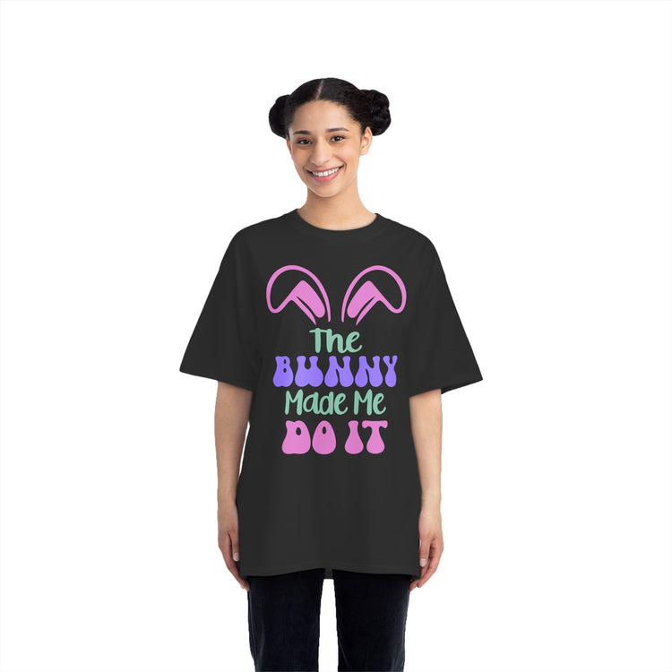 Short-Sleeve T-Shirt - The Bunny Made Me Do It - Fun Easter Tee