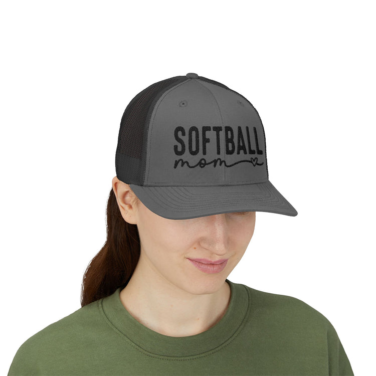 Softball Mom Snapback Trucker Cap