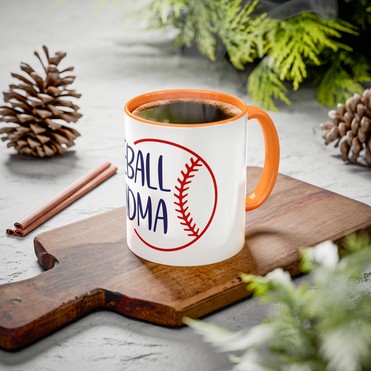 Baseball Grandma Colorful Mug