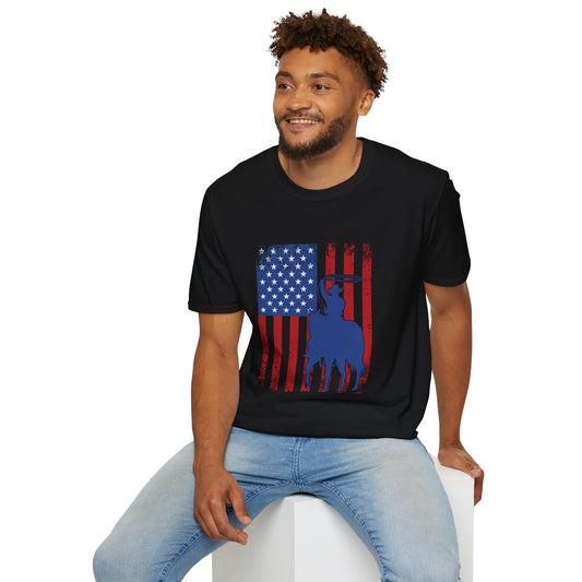 Patriotic Cowboy Rodeo T-Shirt