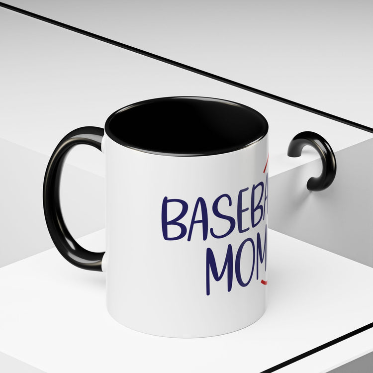 Baseball Mom Accent Coffee Mug