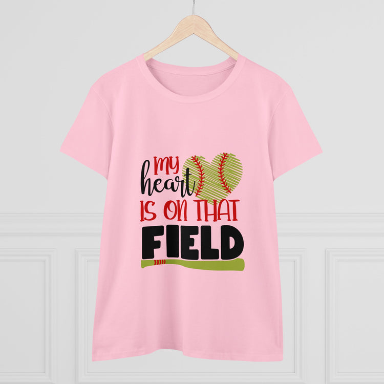 Softball Mom Tee - Women's Midweight Cotton