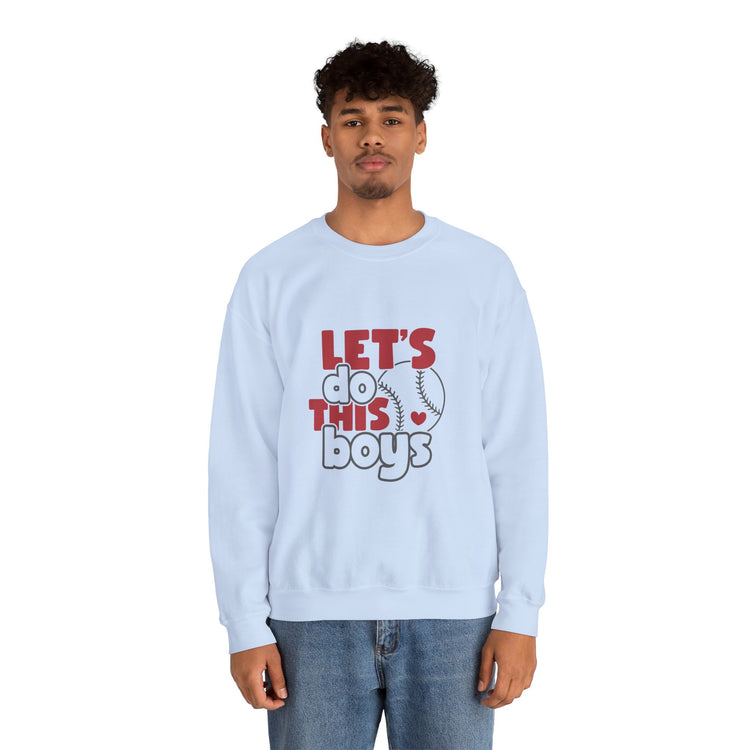 Let's Do This Boys Baseball Crewneck Sweatshirt