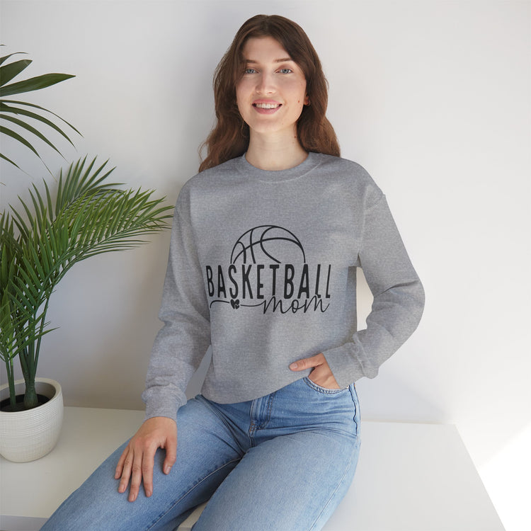 Basketball Mom Crewneck Sweatshirt