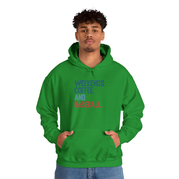 Weekends Coffee Baseball Hoodie