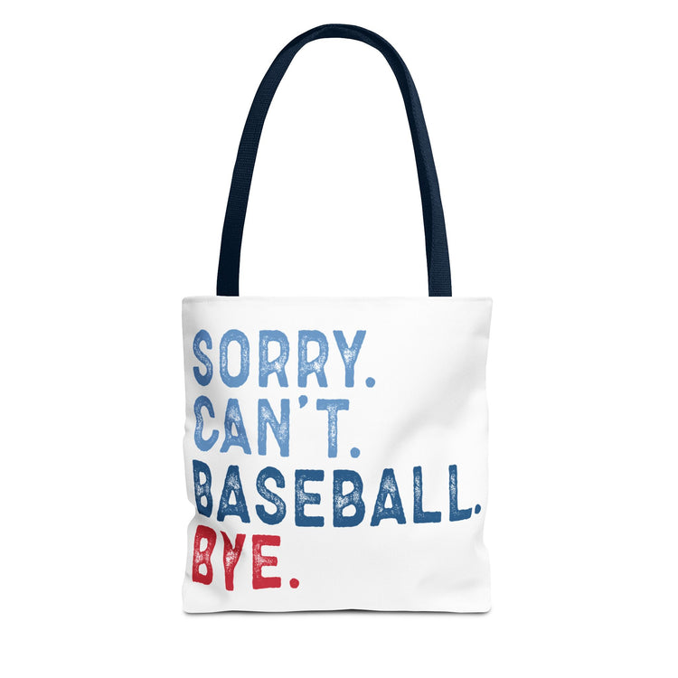 Baseball Tote Bag ,Sporty Shopper