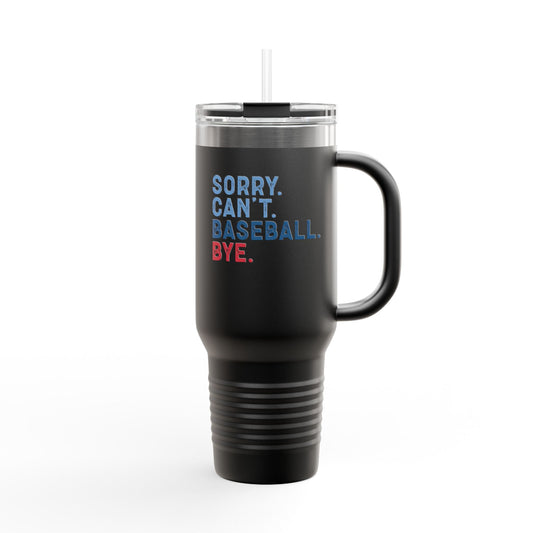 Apology Baseball Insulated Travel Mug 40oz