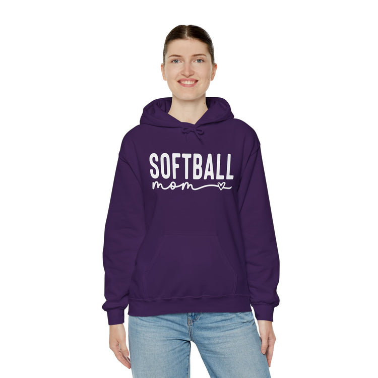 Softball Mom Hooded Sweatshirt