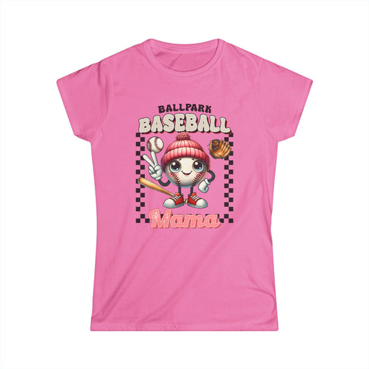 Women's Tee Baseball Mom T-Shirt