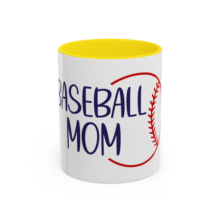 Baseball Mom Accent Coffee Mug