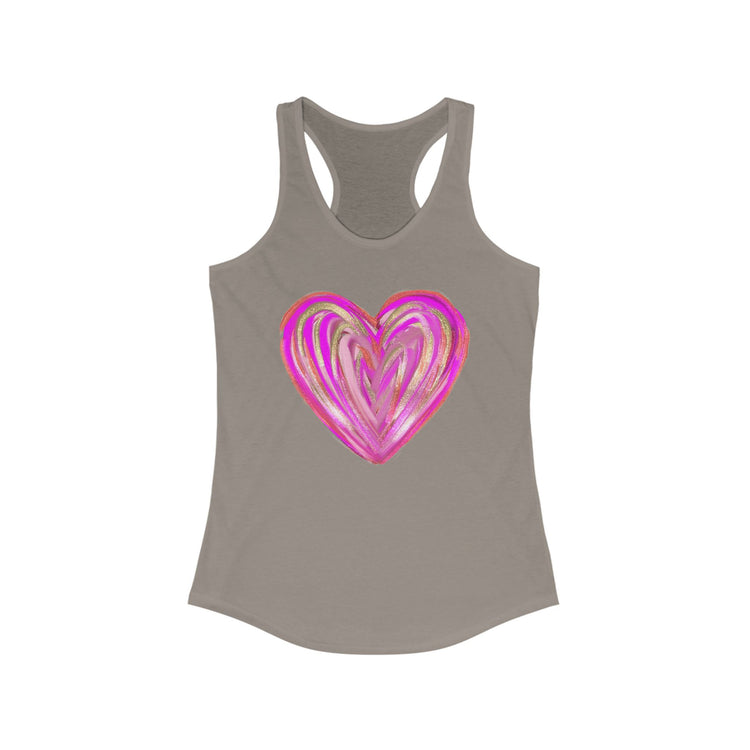 Women's Tank Top - Cute Heart Design