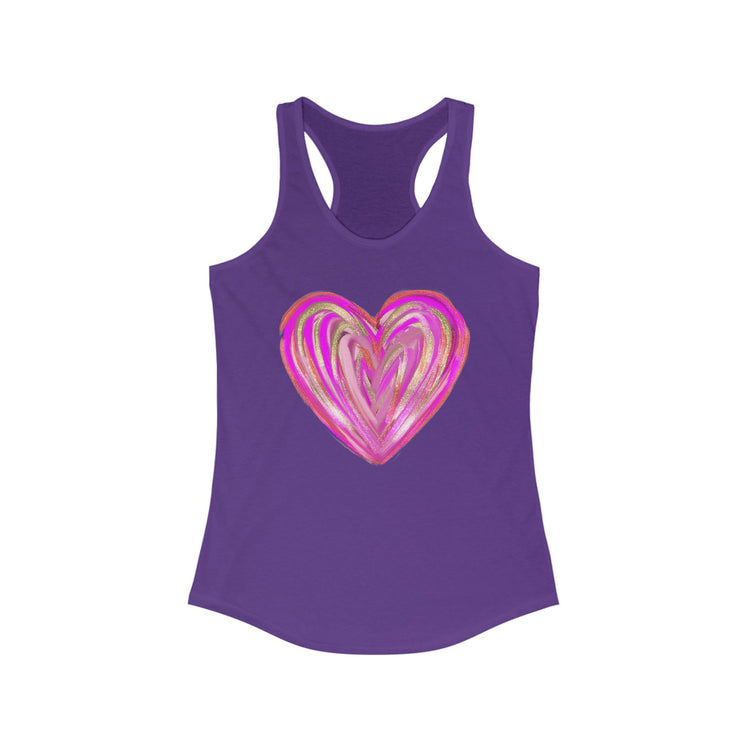 Women's Tank Top - Cute Heart Design