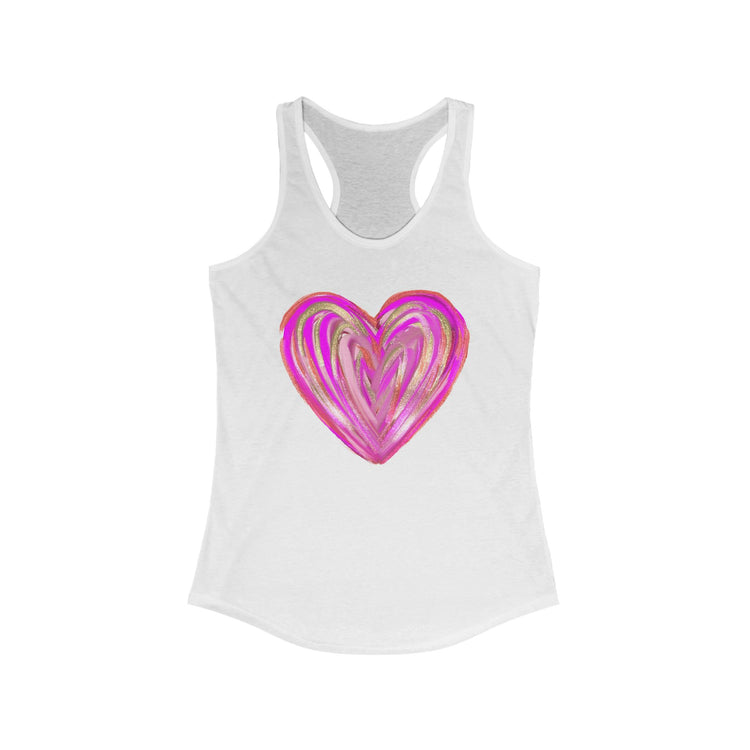 Women's Tank Top - Cute Heart Design