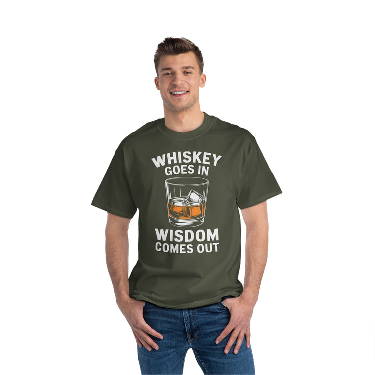 Whiskey Wisdom Short-Sleeve T-Shirt, Perfect for Whiskey Lovers & Casual Gatherings